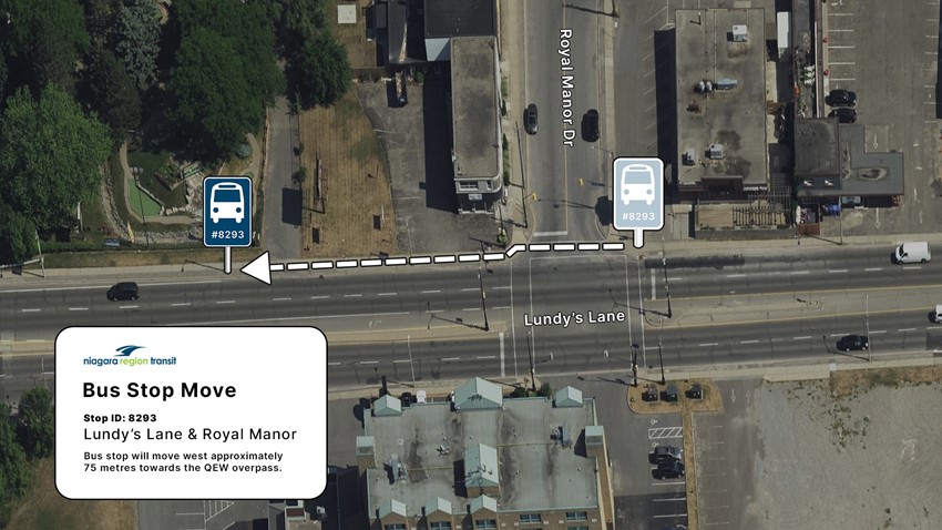 Relocation of Bus Stop 8293