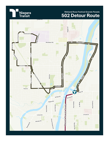 502 Detour Map