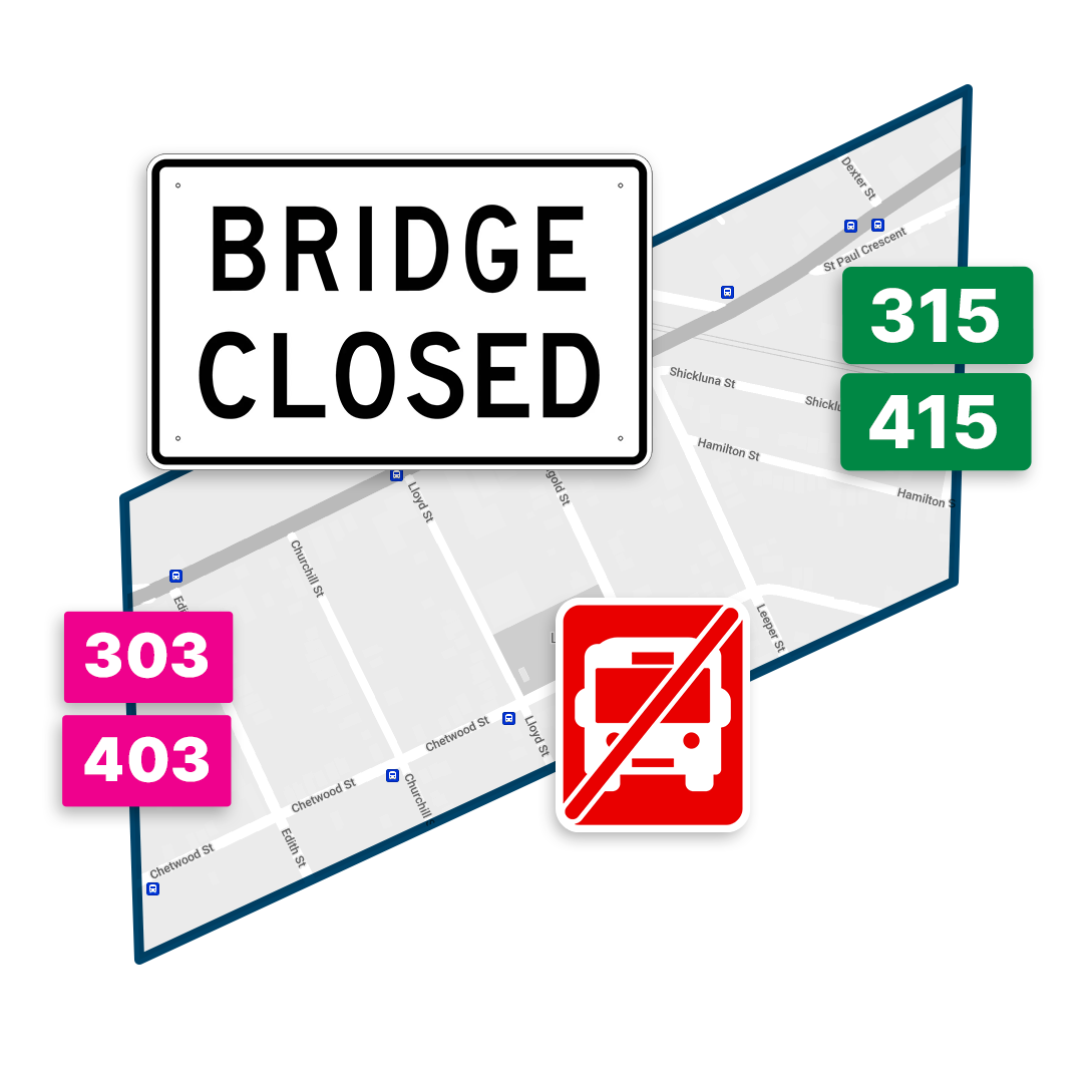 St. Paul Street West CN Rail Bridge Closure - Niagara Region Transit