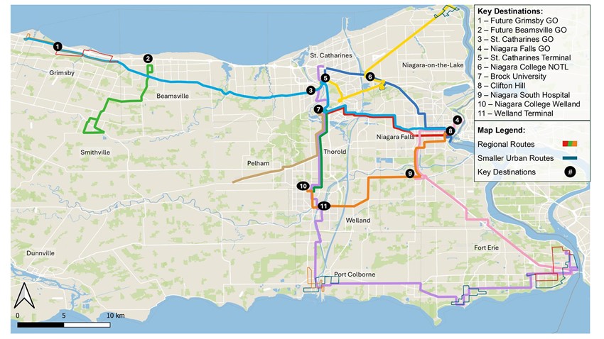 Regional Network Map - Option 3