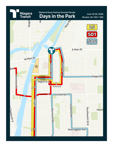 Days in the Park Detour Map