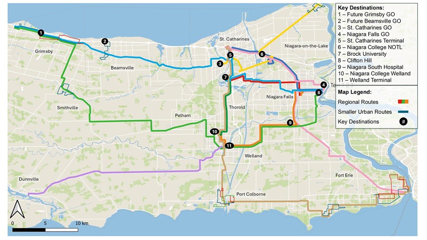 Regional Network Map - Option 4