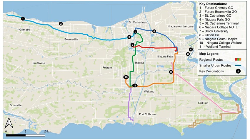 Regional Network Map - Option 1