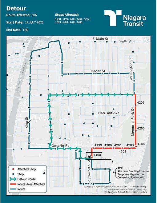 Detour Map